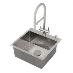 Кухонная мойка RoxenBath (РоксенБаз) Simple 50, сатин, 560220-50-V