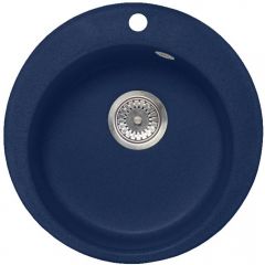 Мойка кухонная AquaGranitEx из искусственного гранита круглая AquaGranitEx M-05 323 синяя