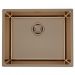 Мойка кухонная прямоугольная Alveus (Алвеус) Monarch Kombino 50 Copper SAT (1120381) с выпуском без сифона