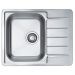 Мойка кухонная прямоугольная Alveus (Алвеус) Line 110 Нержавеющая сталь NAT (1122317) с сифоном