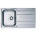 Мойка кухонная прямоугольная Alveus (Алвеус) Line 20 Нержавеющая сталь NAT (1065560) с сифоном