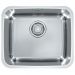 Мойка кухонная прямоугольная Alveus (Алвеус) Luno 20 Нержавеющая сталь SAT (1128740) с сифоном