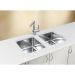 Мойка кухонная прямоугольная Alveus (Алвеус) Luno 20 Нержавеющая сталь SAT (1128740) с сифоном