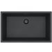 Мойка кухонная прямоугольная Alveus (Алвеус) Granital Omni 40 Deep Black-G90 BE (1150064) с сифоном 1148151