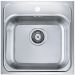 Мойка кухонная квадратная Alveus (Алвеус) Basic 140 Нержавеющая сталь Satin (1100905) с сифоном