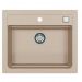Мойка кухонная прямоугольная Alveus (Алвеус) Granital Atrox 30 Terra-G22 (1131993) с сифоном