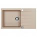 Мойка кухонная прямоугольная Alveus (Алвеус) Granital Cadit 40 Terra-G22 (1132028) с сифоном