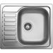 Мойка кухонная Ukinox из нержавейки  Гранд, цвет: стальной, база: 48х56 см, арт. GRL580.500 -GT8K 1R