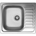 Мойка кухонная Ukinox из нержавейки  Гранд, цвет: стальной, база: 48х56 см, арт. GRL580.500 -GT8K 2L