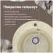 Мойка кухонная Домачи Палермо PR-475-002 47x47, бежевая, встраиваемая сверху, искусственный мрамор, Domaci