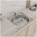 Мойка кухонная Домачи Равенна Ссик DCL 480*480 (6) TG 48x48, сталь, встраиваемая сверху, нержавеющая сталь, Domaci