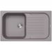 Мойка кухонная прямоугольная Флорентина (Florentina) Арона 860 Грей (20.225.D0860.305)
