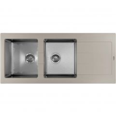 Мойка кухонная прямоугольная Флорентина (Florentina) Комби 1160 Грей (21.415.E1160.305)