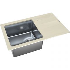Мойка кухонная прямоугольная Флорентина (Florentina) Комби 780 Шампань (21.395.D0780.202)
