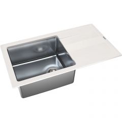 Мойка кухонная прямоугольная Флорентина (Florentina) Комби 860 Жасмин (21.400.D0860.201)