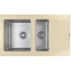 Мойка кухонная прямоугольная Флорентина (Florentina) Комби 860К Шампань (21.410.D0860.202)
