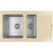 Мойка кухонная прямоугольная Флорентина (Florentina) Комби 860К Шампань (21.410.D0860.202)