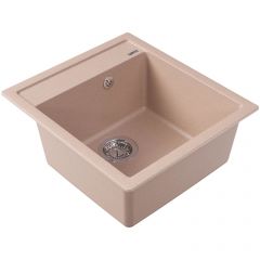 Мойка кухонная прямоугольная Флорентина (Florentina) Липси 460 Песочная (20.280.B0460.107)