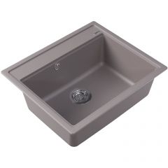 Мойка кухонная прямоугольная Флорентина (Florentina) Липси 600 Грей (20.120.D0600.305)