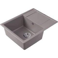 Мойка кухонная прямоугольная Флорентина (Florentina) Липси 650 Грей (20.125.C0650.305)