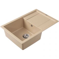 Мойка кухонная прямоугольная Флорентина (Florentina) Липси 760 Бежевая (20.160.D0760.104)