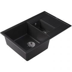 Мойка кухонная прямоугольная Флорентина (Florentina) Липси 780К Антрацит (20.250.D0780.302)
