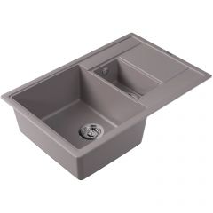 Мойка кухонная прямоугольная Флорентина (Florentina) Липси 780К Грей (20.250.D0780.305)