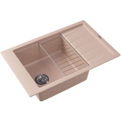 Мойка кухонная прямоугольная Флорентина (Florentina) Липси 780Р Песочная (20.275.D0780.107)