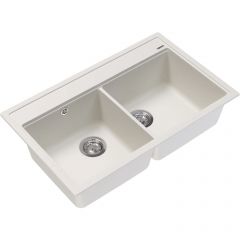 Мойка кухонная прямоугольная Флорентина (Florentina) Липси 820 Жасмин (20.370.E0820.201)