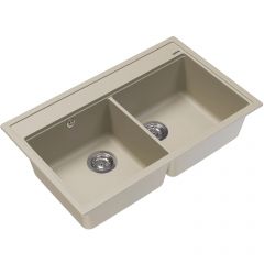 Мойка кухонная прямоугольная Флорентина (Florentina) Липси 820 Шампань (20.370.E0820.202)