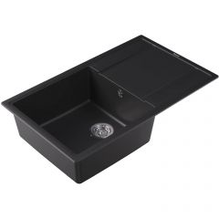 Мойка кухонная прямоугольная Флорентина (Florentina) Липси 860 Антрацит (20.130.D0860.302)