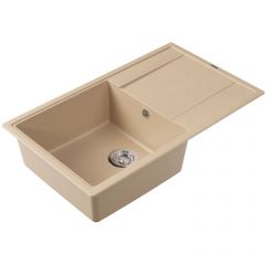 Мойка кухонная прямоугольная Флорентина (Florentina) Липси 860 Бежевая (20.130.D0860.104)