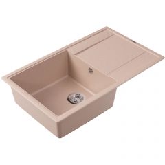 Мойка кухонная прямоугольная Флорентина (Florentina) Липси 860 Песочная (20.130.D0860.107)