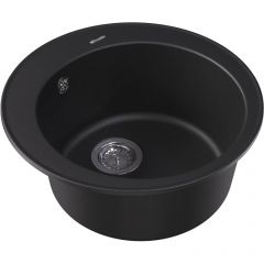 Мойка кухонная округлая Флорентина (Florentina) Никосия Антрацит (20.135.B0510.302)
