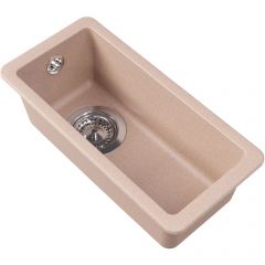 Чаша для мойки прямоугольная Флорентина (Florentina) Вега 160 Песочная (22.300.00160.107)