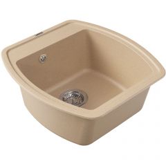 Мойка кухонная прямоугольная Флорентина (Florentina) Нире 480 Бежевая (20.190.B0480.104)