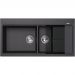 Мойка кухонная прямоугольная Флорентина (Florentina) Россана Антрацит (20.335.E1000.302)