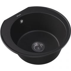 Мойка кухонная округлая Флорентина (Florentina) Эльба Антрацит (20.145.C0555.302)