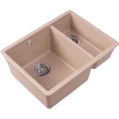 Мойка кухонная прямоугольная Флорентина (Florentina) Вега 335/160 Песочная (22.325.D0510.107)