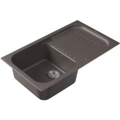 Мойка кухонная прямоугольная Флорентина (Florentina) Арона 860 Серый шелк (20.225.D0860.307)