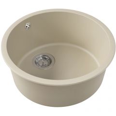 Мойка кухонная округлая Флорентина (Florentina) Вега Зеро Шампань (22.425.D0440.202)