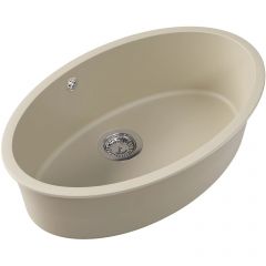 Мойка кухонная овальная Флорентина (Florentina) Вега Овал Шампань (22.430.E0650.202)