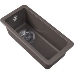 Мойка кухонная прямоугольная Флорентина (Florentina) Вега 160 Серый шелк (22.300.00160.307)