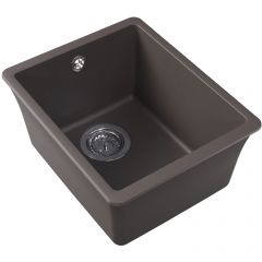 Мойка кухонная прямоугольная Флорентина (Florentina) Вега 300 Серый шелк (22.305.A0300.307)