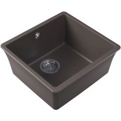 Мойка кухонная прямоугольная Флорентина (Florentina) Вега 400 Серый шелк (22.315.C0400.307)