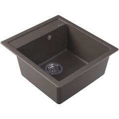 Мойка кухонная Квадратная Флорентина (Florentina) Липси 460 Серый шелк (20.280.B0460.307)