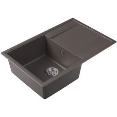 Мойка кухонная прямоугольная Флорентина (Florentina) Липси 780 Серый шелк (20.270.C0780.307)