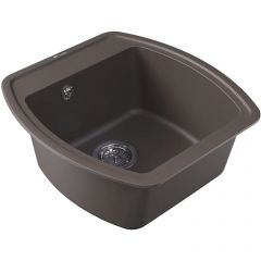 Мойка кухонная Квадратная Флорентина (Florentina) Нире 480 Серый шелк (20.190.B0480.307)