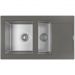 Мойка кухонная Прямоугольная Florentina (Флорентина) Комби 860К серый шелк (21.410.D0860.307)