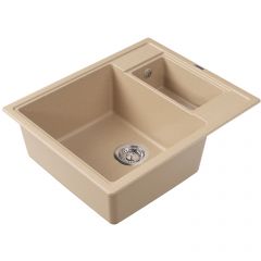 Мойка кухонная прямоугольная Florentina (Флорентина) Липси 620K Бежевый (20.465.D0620.104)